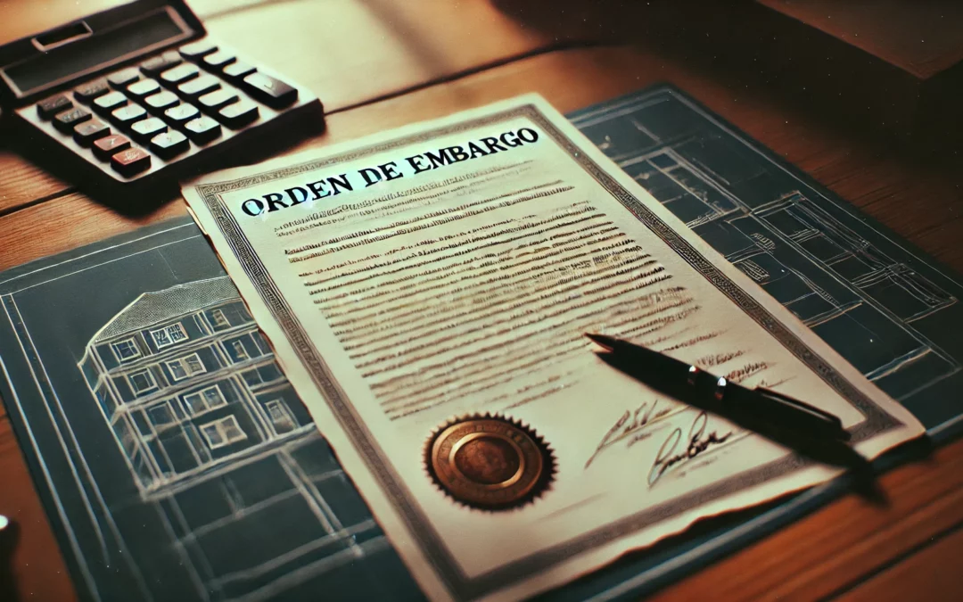 ¿Cómo saber si tengo una orden de embargo?
