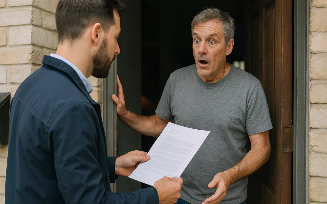 ¿Te visitó un receptor judicial? ¡Así debes de actuar!